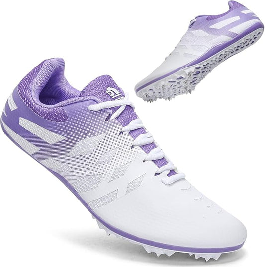 Men Women Kids Track and Field Shoes Professional 8 Spikes Running Racing Sneakers Breathable Lightweight Sprinting Shoes