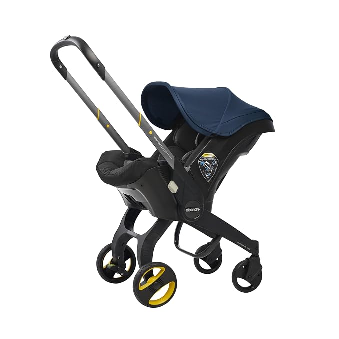 Doona Car Seat & Stroller, Deep Blue - All-in-One Travel System
