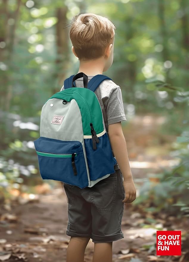 Toddler Backpack for Boys 2-5: Preschool Kindergarten 13" Daycare Backpacks Fit A4 Folder