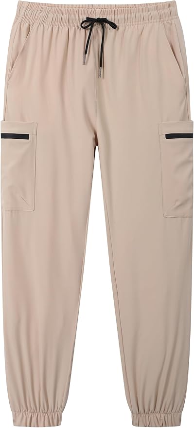 Boys Quick Dry Cargo Pants Kids Hiking Pants Toddler Lightweight Joggers Sweatpants