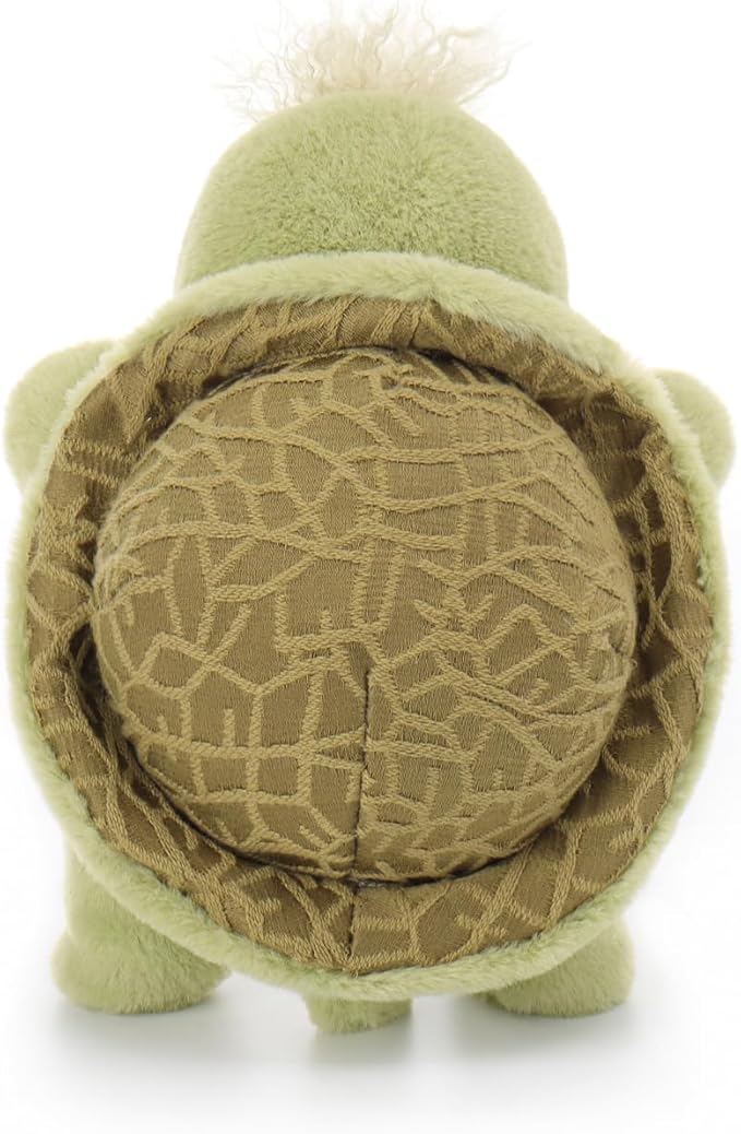 Apricot Lamb Clever Turtle Manman Stuffed Animals for Kids, Soft Cute Plush Toys for Baby Girl and Boy, 6.5 Inches
