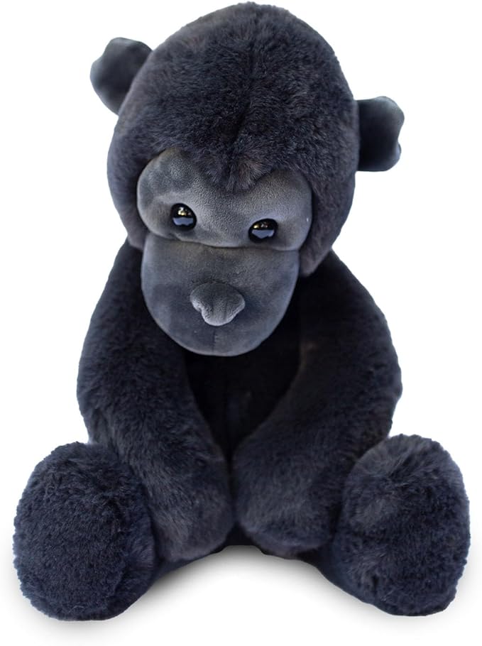 World's Softest Plush Gorilla, Lushee, Large, 16" Stuffed Animal for Baby, Toddler, Kids, Adults - Gorilla Plush Toy-Adorable Toy Made from Kid-Friendly, Quality Materials