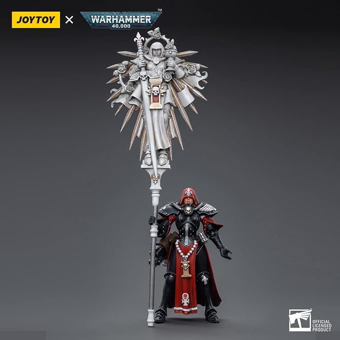 JOYTOY 1/18 Action Figures - Warhammer 40,000 Adepta Sororitas lmagifier Sister Saelon - 4‘’,Classic Character,Collectible,Age 15 and Above