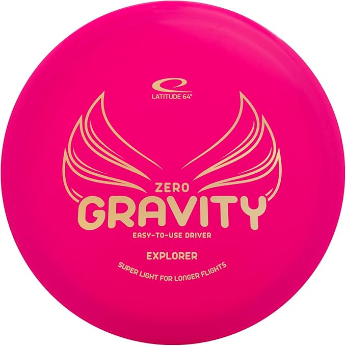 Latitude 64 Gravity Disc Golf Starter Set | 3 Piece Disc Golf Set | Pure, Fuse, Explorer | Lightweight, Floating Plastic for Longer Flights | Perfect for Beginners | 120-130g (Colors May Vary)