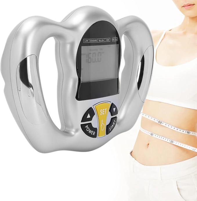 Handheld Body Fat Tester, Body Composition Analyzer, Body Fat Measuring Instrument Bmi Meter Fat Analyzer Body Fat Monitor, The Measurement Speed is Fast and The Method is Simple