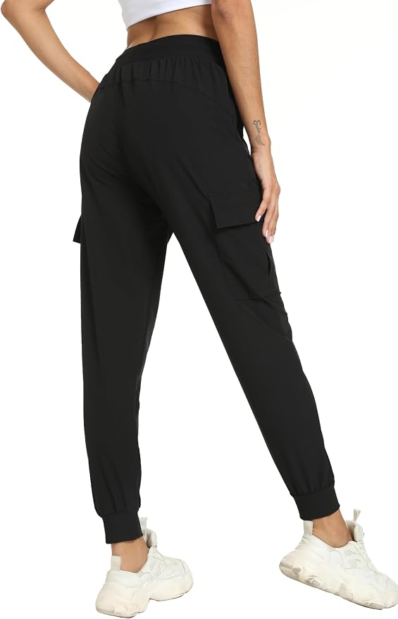 Women's Joggers Cargo Pants Lightweight Quick Dry Hiking Running Pants for Athletic Casual & Outdoor