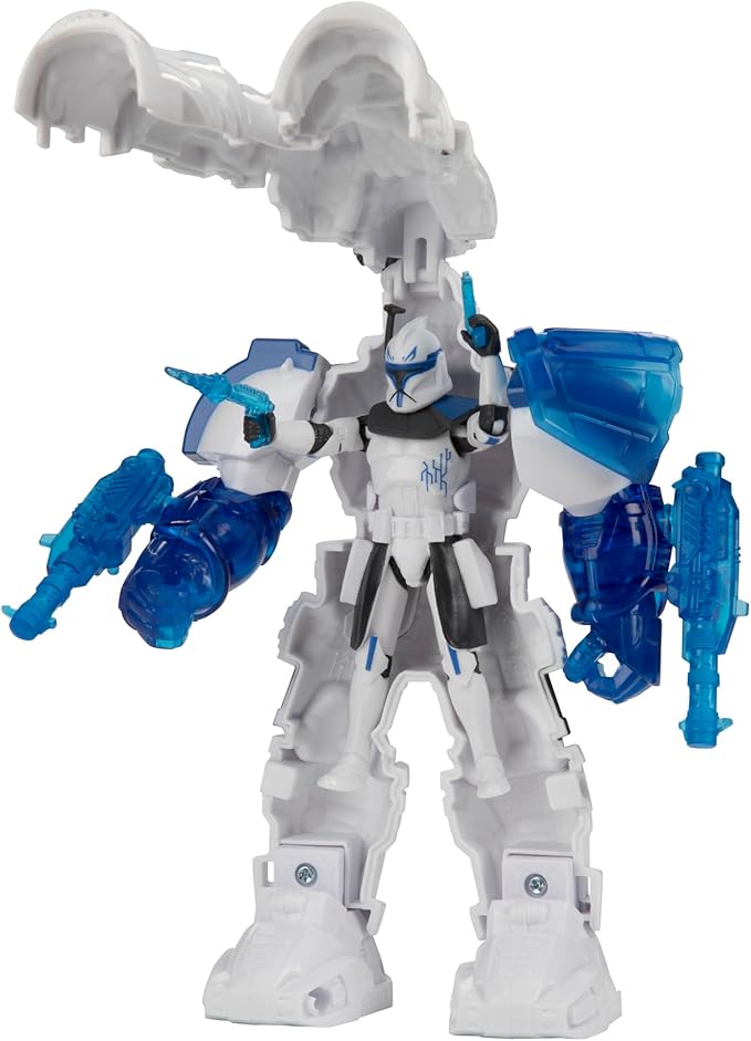 STAR WARS Epic World of Action Clone Captain Rex Mech Force Suit, 6.5-Inch Mech Suit & 4-Inch Action Figure, Toys for Boys & Girls, Christmas Stocking Stuffer Gifts, Ages 4+ (Amazon Exclusive)