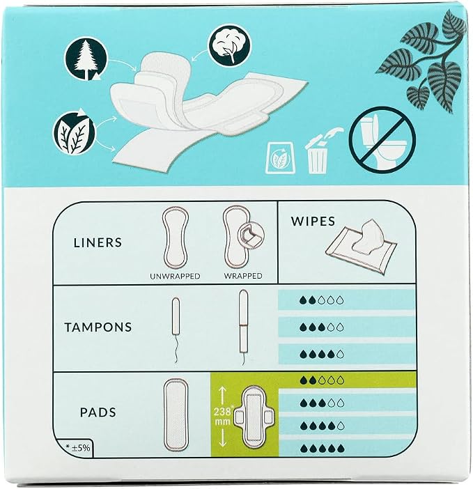 Natracare Pads Ultra with Wings 14 ct (2 Pack)