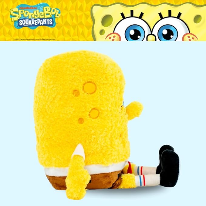 Franco Calm Spongebob Squarepants Bedding Super Soft Plush Calming 3Lb Weighted Cuddle Pillow Buddy, Comfort Pillow, (Officially Licensed Product)