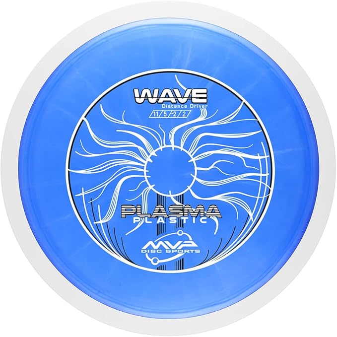 MVP Disc Sports Plasma Wave Disc Golf Distance Driver (Colors May Vary)