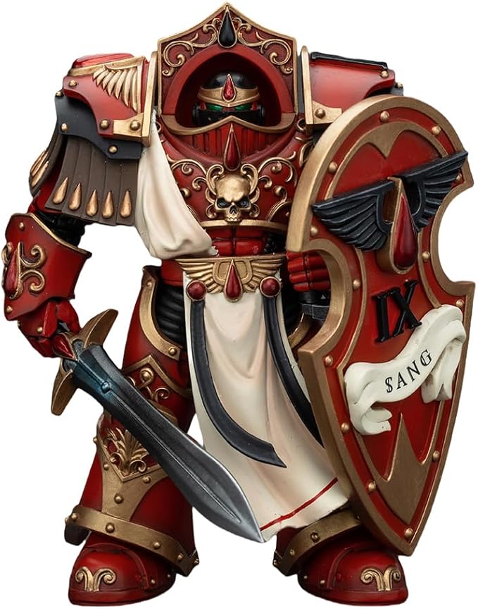 JOYTOY Warhammer The Horus Heresy 1/18 Action Figure Blood Angels Crimson Paladins Squad Crimson Paladin 1 Collection Model