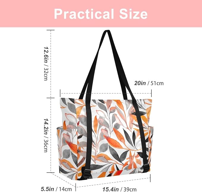 MCHIVER Yoga Bag for Women Men Large Yoga Mat Bag with Adjustable Strap Workout Bags Totes for Pilates Yoga Travel