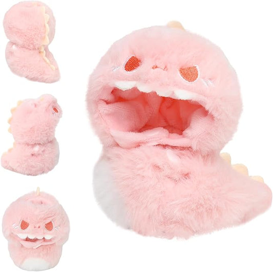 Clothes for labubu 17cm Accessories Suit Cute Clothes for Doll Dress up Animal Style Outfits (NO Doll)（Pink Dinosaur）
