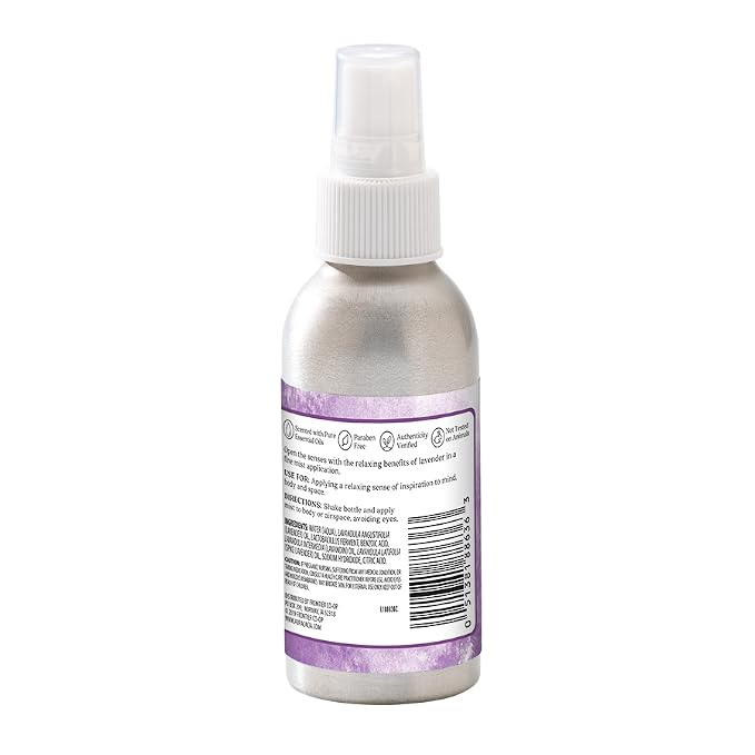Aura cacia Relaxing Lavender Aromatherapy Room & Body Mist 4 Oz (pack of 4)