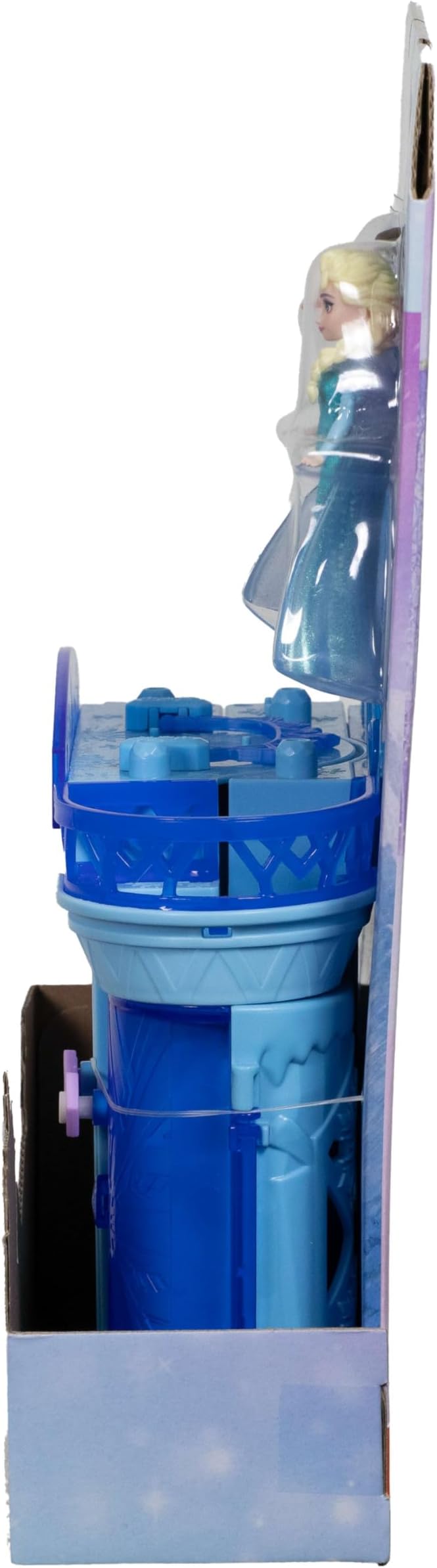 Mattel Disney Princess Toys, Storytime Stackers Elsa Ice Palace, Stackable Castle Doll House with Small Doll & 8 Pieces, Inspired by The Disney Frozen Movies