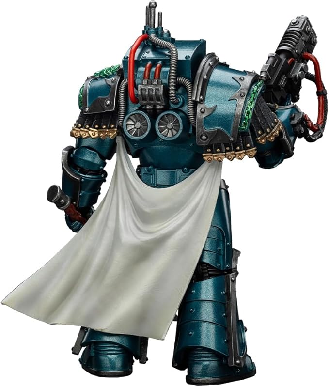 JOYTOY Warhammer 40K The Horus Heresy 1/18 Action Figure-Alpha Legion Legion Praetor in Cataphractii Terminator Armour-Collection Model Birthday Gifts