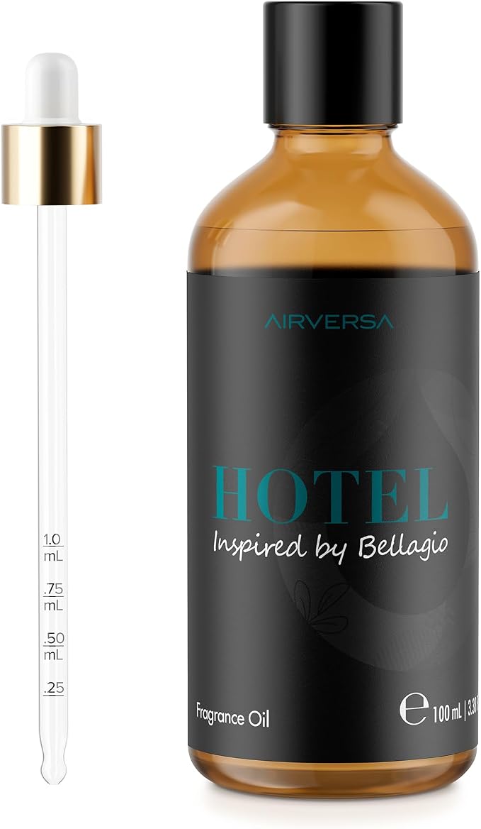 Airversa Diffuser Oil, Fragrance Oil, Inspired by Bellagio 3.38 Fl Oz | 100 mL