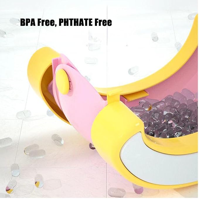 PandaEar Portable, Foldable Potty Seat for Toddler, Travel Toilet Seat Emergency Toilet for Car, Outdoor, Camping, Toddler Travel Essentials (Pink)