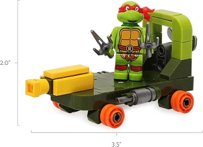 Snap & Switch Teenage Mutant Ninja Turtles Cheapskate with Raph Playset - Buildable Toy Set for Fun-Filled Adventures - Ages: 6+