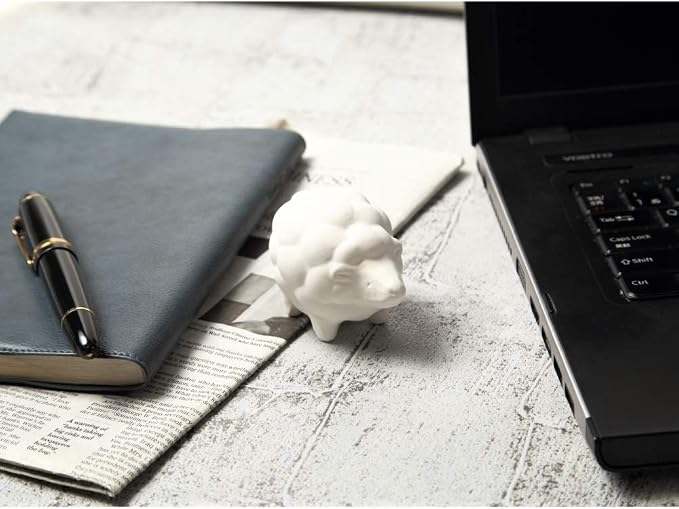 Aroma Ceramic Stone Diffuser [Made in Japan] Aromatherapy Passive Essential Oil Diffuser, Non-Electric Eco-Friendly, Unique, Cute, Animal, Design for Women, Men, and Gifts (3pcs Set)