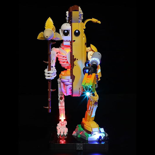 LED Light Kit for Lego 77072 Peely Bone Building Set, Compatible with Lego 77072 Building Blocks Model(Not Include Blocks Set)