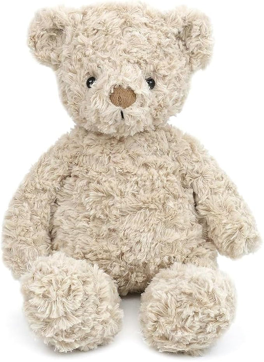 MON AMI Crème Teddy Bear Stuffed Animal - 12" Brown, Teddy Bear Plush Gifts for Baby Shower, Cute Plushies for Kids of All Ages