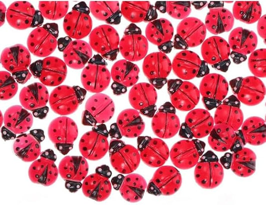 150PCS Mini Beetle Figurines - Cute Resin Bug Toys for Kids, Fairy Garden Decor, Party Favors, and Educational Insect Collection 0.42 Inches.