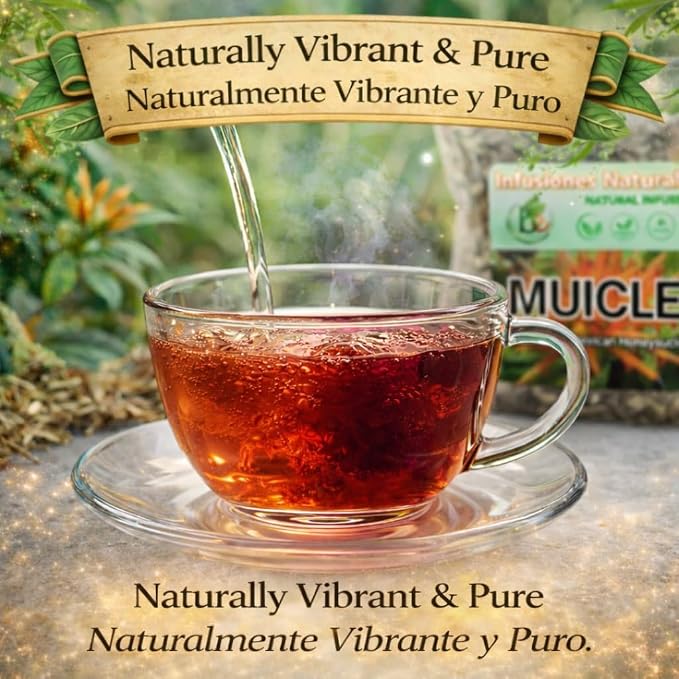 Muicle Herbal Tea (Mexican Honeysuckle) – 4 oz Loose Leaf – 100% Natural, Wildcrafted, Vegan, Non-GMO, Gluten-Free, Caffeine-Free – Authentic Mexican Herbal Infusion – by BexpertsUSA