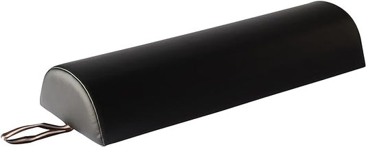 Master Massage 6 Inch Semi Round Bolster Table Cushion Pillow Black