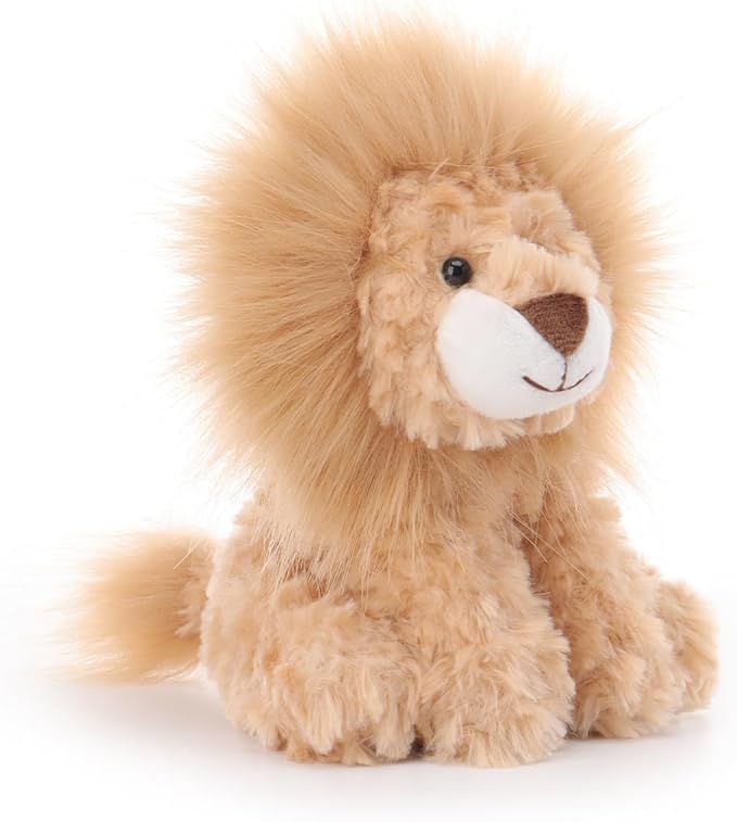 Apricot Lamb Yellow Plush Lion Stuffed Animals for Kids, Soft Cute Plush Toys for Baby Girl and Boy, 6.3 Inches