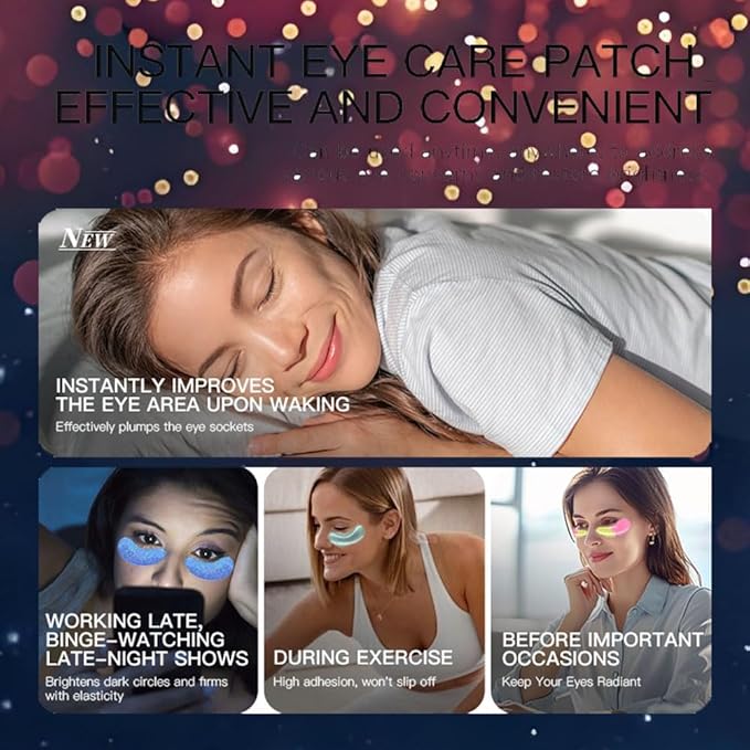 Under Eye Patches Variety Pack 18 Pairs of Cooling Collagen Vitamin C and Hyaluronic Acid Eye Mask for Dark Circles, Puffy Eyes, Wrinkles,Beauty Skin Self Care Bridesmaid Gifts for Women Girls kids