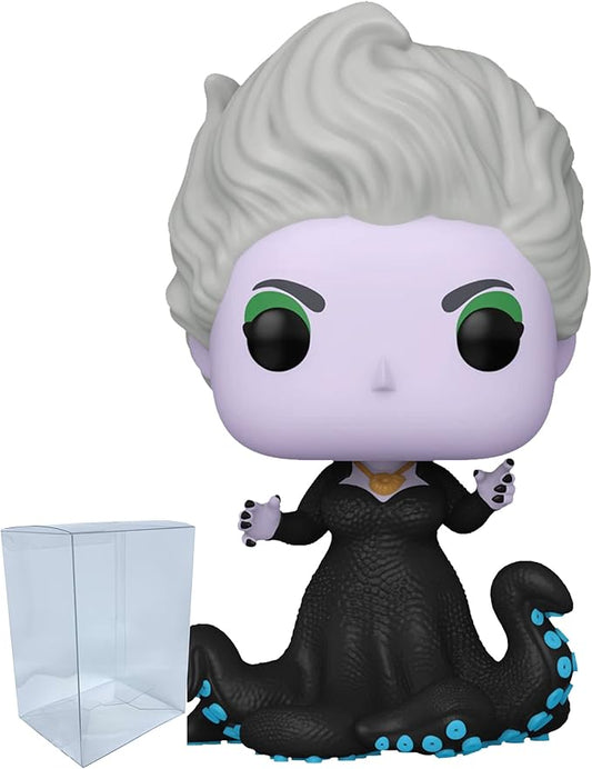 Live Action Little Mermaid Funko Pop with Protector Bundle - Includes Disney: Mermiad: Ursula #1364 Vinyl Figure Blue Salamander Emporium Plastic Case, (BSE-LAU-0523)