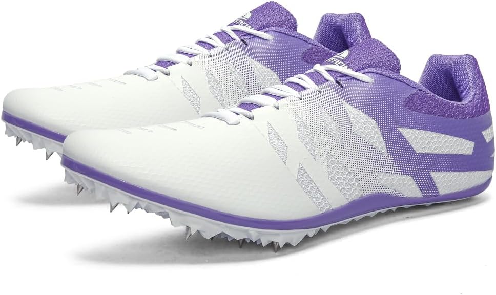 Men Women Kids Track and Field Shoes Professional 8 Spikes Running Racing Sneakers Breathable Lightweight Sprinting Shoes