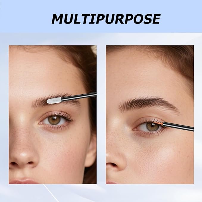 Lash and Brow Serum With 15 Plant Extracts for Longer Lashes，Eyelash and Eyebrow Growth Serum For Thicker and Fuller Lashes