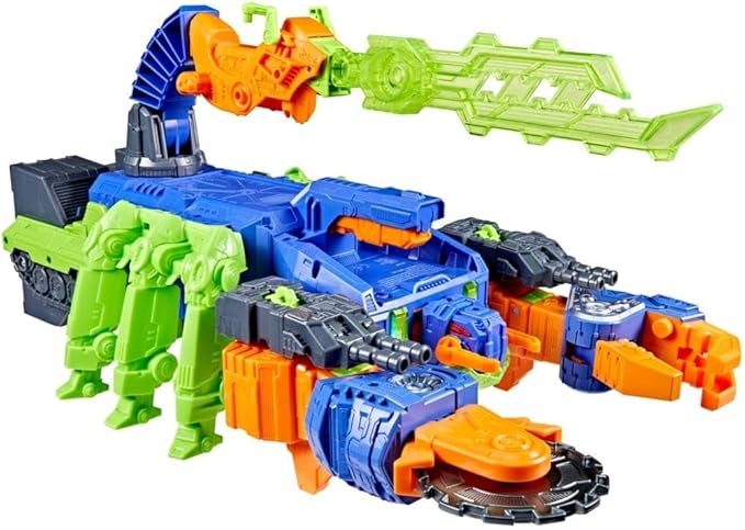 Transformers CYBERWORLD Scorponok Strike Battle Set, Converting Action Figure Playset with Lights and Sounds, Robot Toys for Boys and Girls 6 and Up