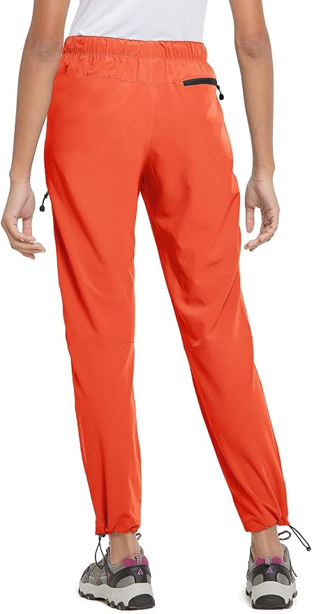 baleaf Women's Hiking Pants Quick Dry Lightweight Water Resistant Elastic Waist Cargo Pants for All Seasons