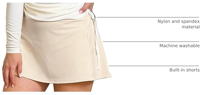 Stelle Women's Tennis Golf Skirts High Waisted with Pockets Inner Shorts for Athletic Skorts Sports Running Pickleball