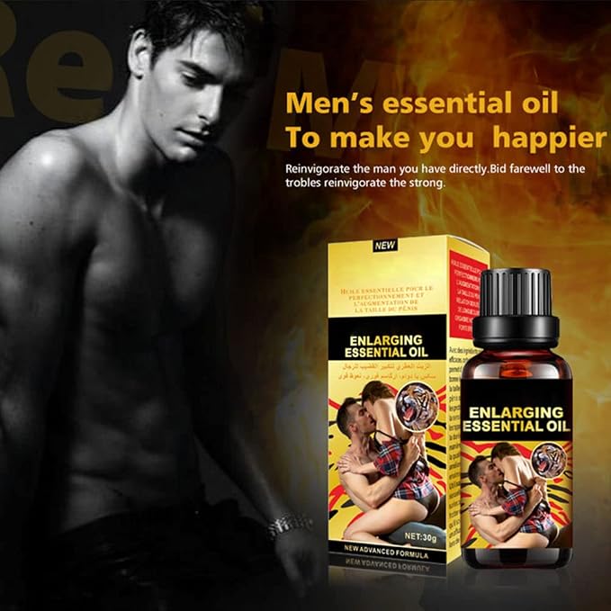Men Massage Oil for Sex -Sexual Enhancement Erection Penisgrowth Oil Longer Thicker Penis Massage Men Energy for Care Delay Performance Boost Strength (Grape Oil)