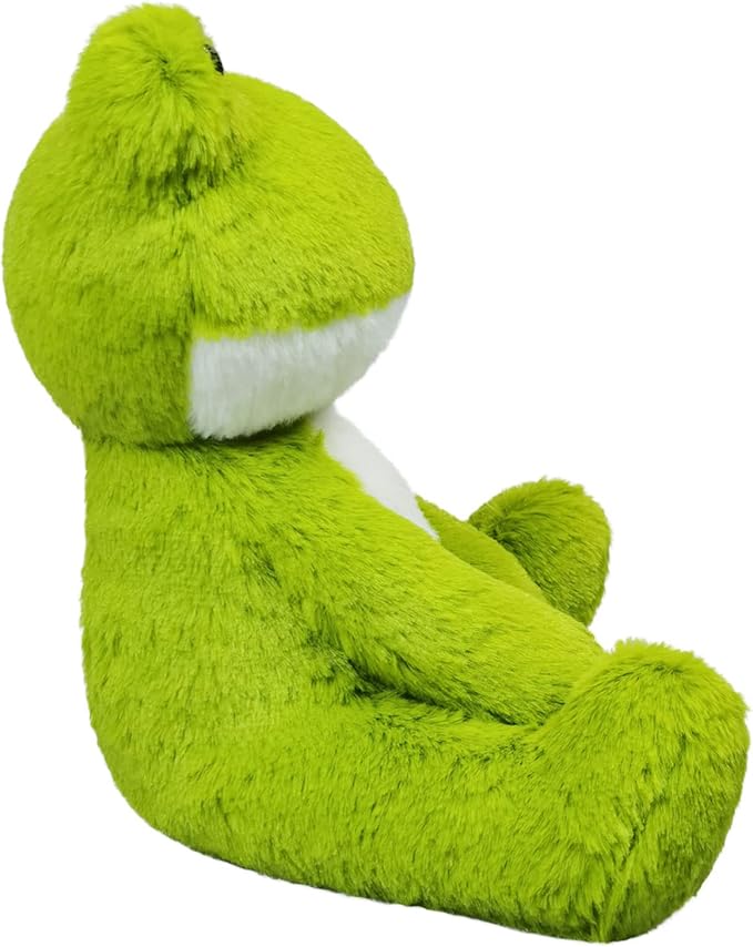 Fruit Green Plush Frog Stuffed Animal Toy, Soft Cuddly Plushie Hugger Toy for Boys & Girls, Gifts for Kids or Girlfriend, 8.5 Inches