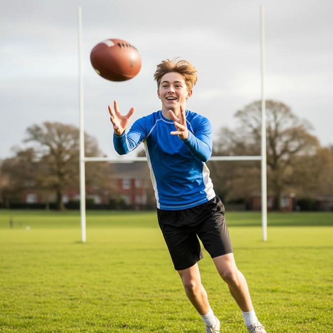 Shuffle Up American Football Card Game – Kids Outdoor Garden Games with 70+ Fun & Active Fitness Workout Cards, American Football Gifts for Boys & Girls, Fun Family Games