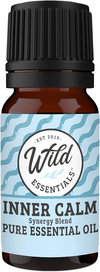 Wild Essentials Owl of Athena Essential Oil Diffuser Necklace Gift Set with Inner Calm & Relax Oils – Nickel Free Alloy Pendant with 8 Color Pads – USA Made Oils & Perfume Necklace – Family Company