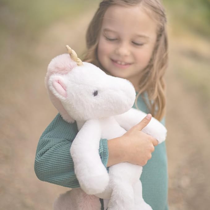World's Softest Plush Unity Unicorn, Off White, Lushee, Large, 16" Stuffed Animal for Baby, Toddler, Kids, Adults - Soft, Huggable Unicorn- Adorable Toy Made from Kid-Friendly, Quality Materials