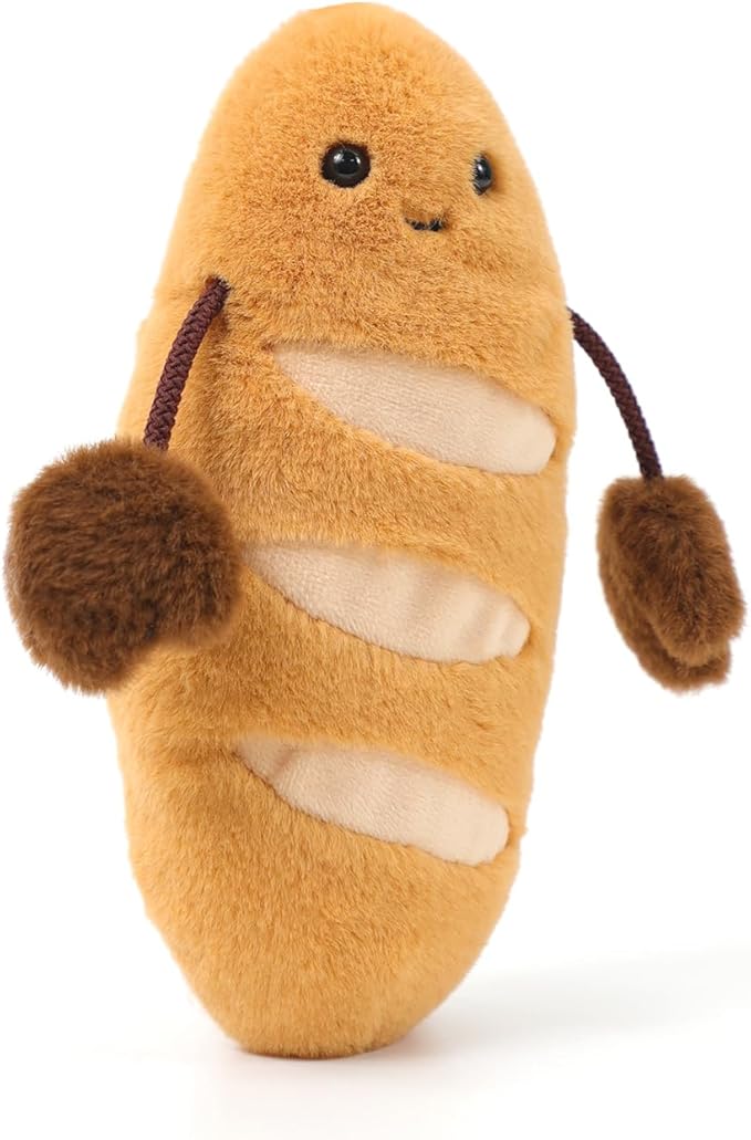 RECUR Stuffed Animal Baguette Plush Toy,Soft Food Plush,Cute Funny Plushie, Adorable Gift for All Ages