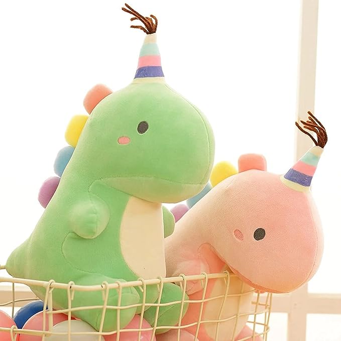 Stuffed Animal Plush Toys, Cute Dinosaur Toy, Soft Dino Plushies for Kids Plush Doll Gifts for Boys Girls (Green, 19.7 Inch)