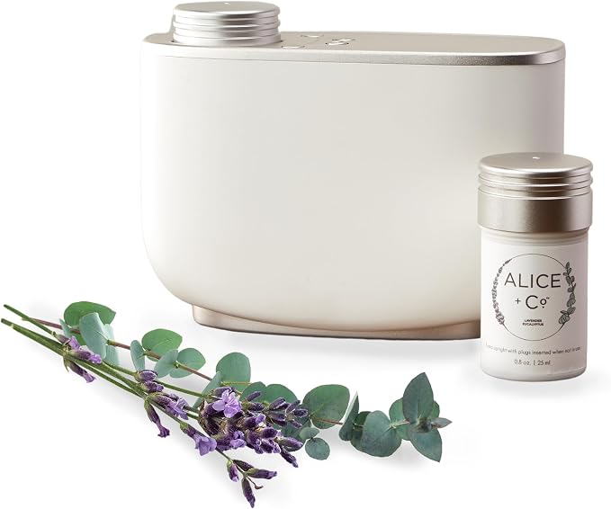 Alice + Co. Room Diffuser Set | Lavender & Eucalyptus Scent for Home | Hotel Aroma Scent | Fairfield by Marriott | Relaxing Aromatherapy for Home & Office