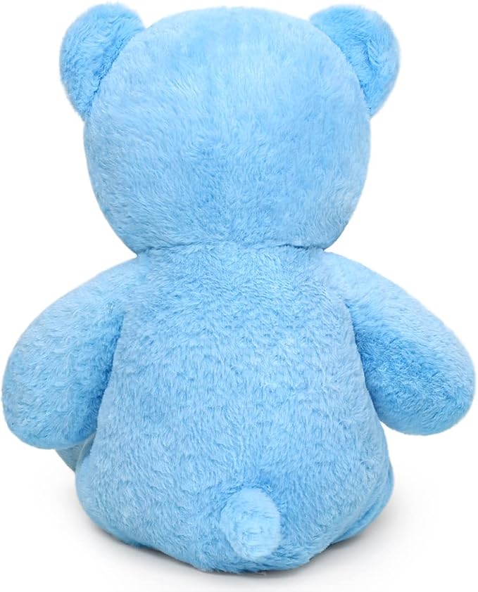 Teddy Bear Stuffed Animal 24'' Small Teddy Bear Plush Toy Gift for Valentine Christmas Birthday Blue