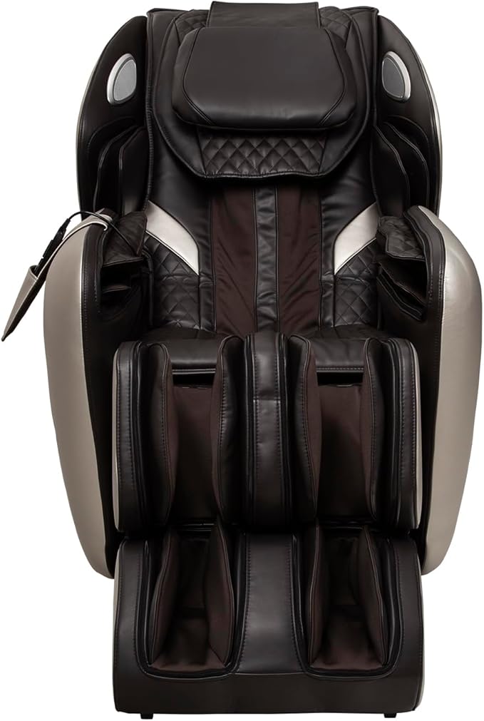 Osaki OS-Atai SL-Track Zero Gravity Full Body Airbag Massage Back and Calf Infrared Heat with Foot Roller Massage (Taupe)