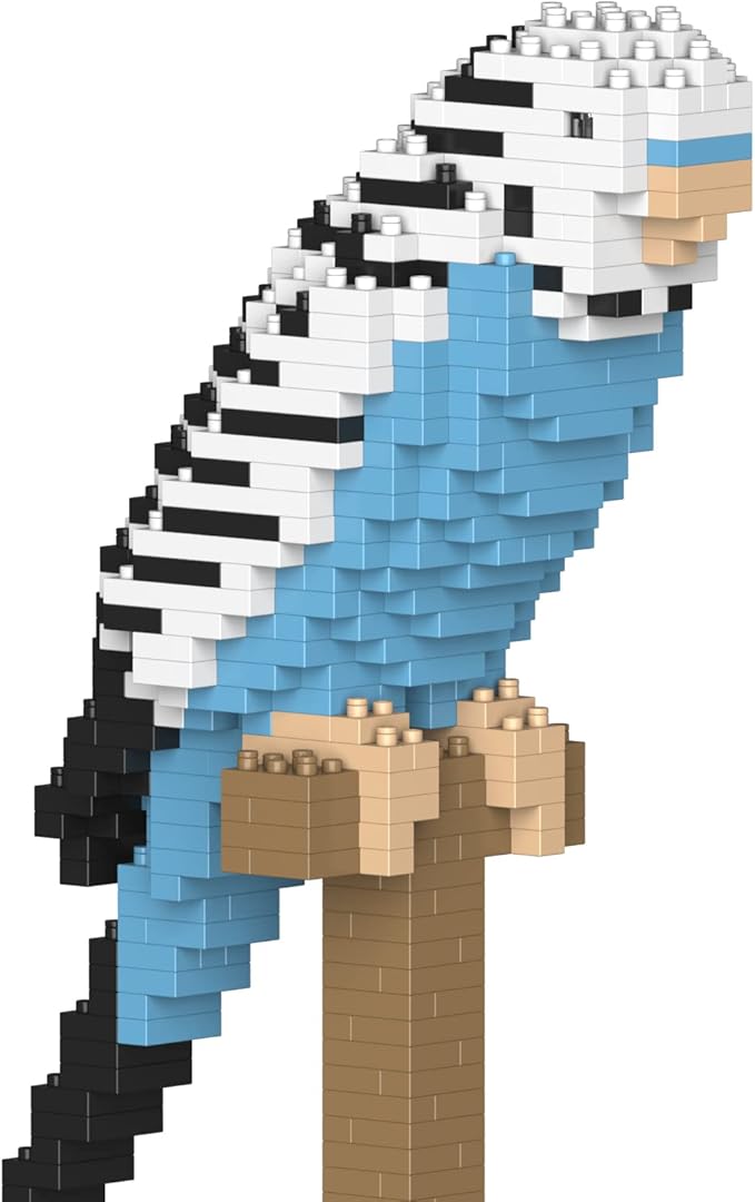JEKCA Budgie 01S-M02 | Parrot Plastic Building Blocks | Age 14+