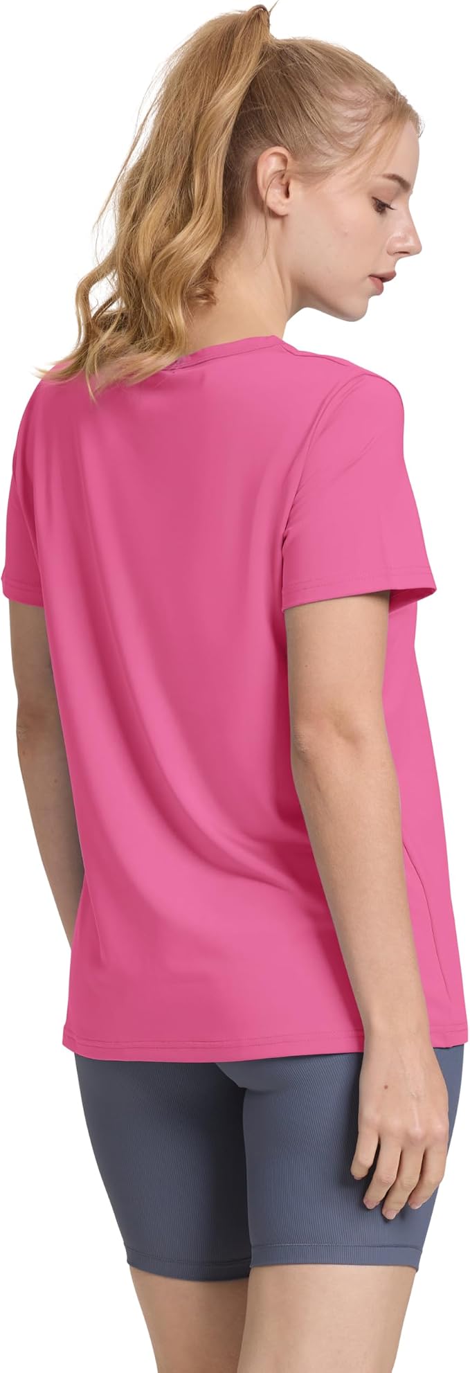 OFEEFAN Workout Tops for Women UPF 50+ Breathable Quick Dry Loose Fit T Shirt Outdoor Yoga Running Hiking Gym Tee Top