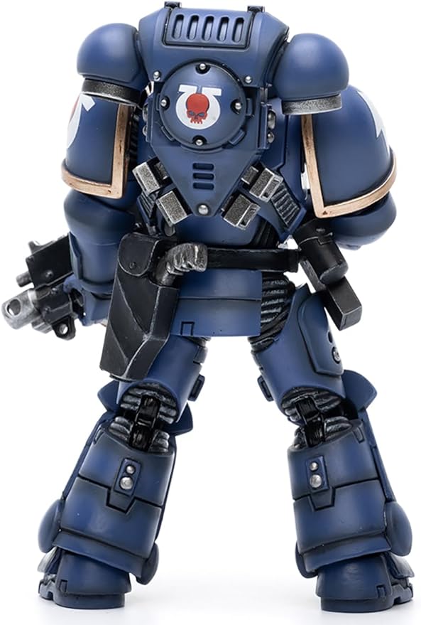 JOYTOY Warhammer 40K 1/18 Action Figures, Ultramarines Heroes of The Chapter Brother Veteran Sergeant Castor for Collectors & Decor, Ideal Gift for Birthdays, Character Figure -JT2474
